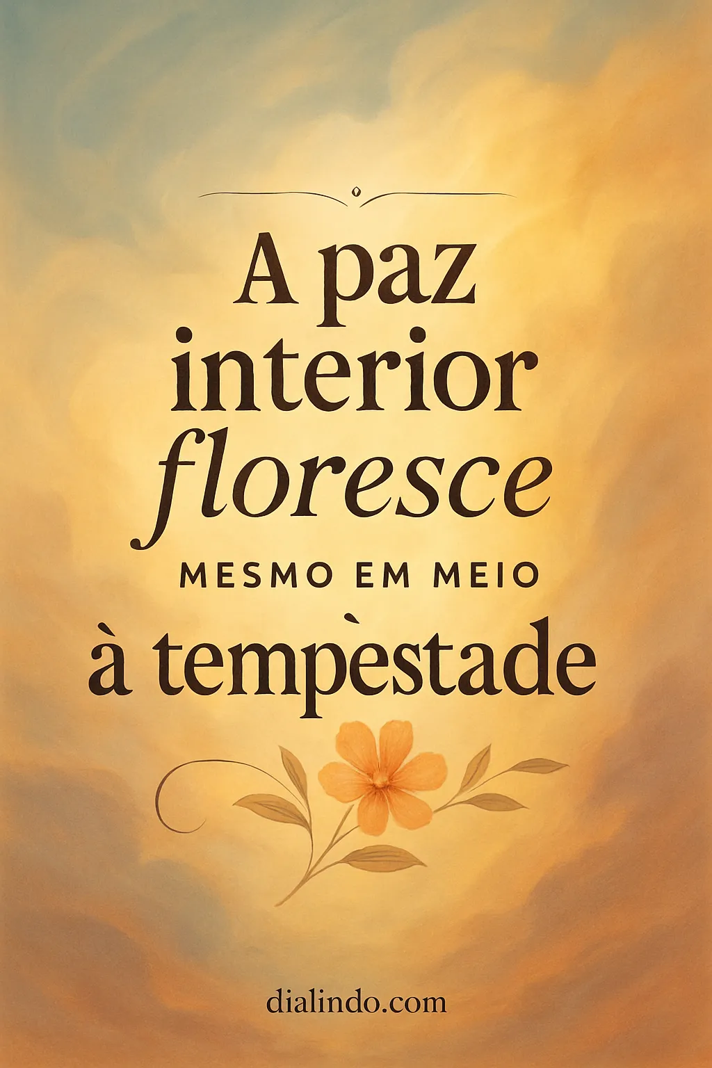 Serenidade na Tempestade