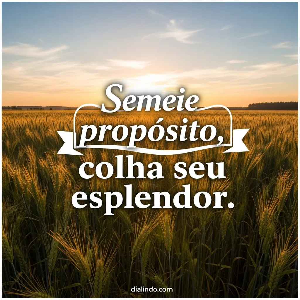 Propósito: Florescer em Esplendor