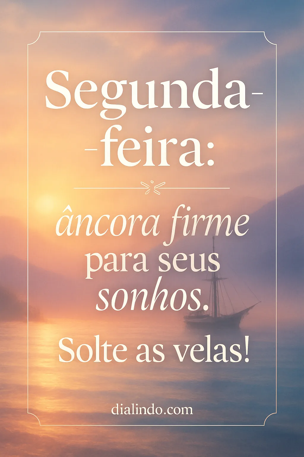 Segunda-feira: Velas ao Vento