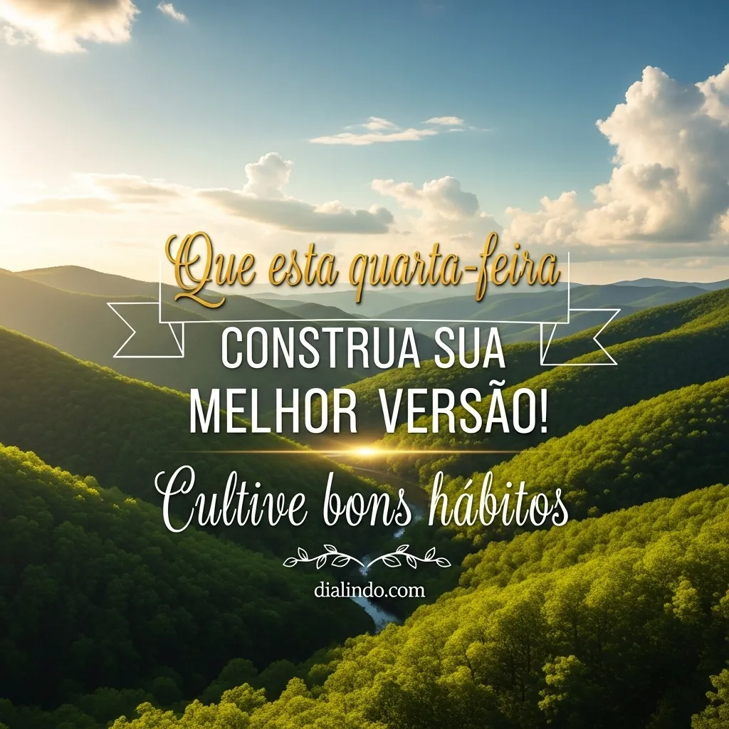 Quarta-feira: Construindo o Melhor Você