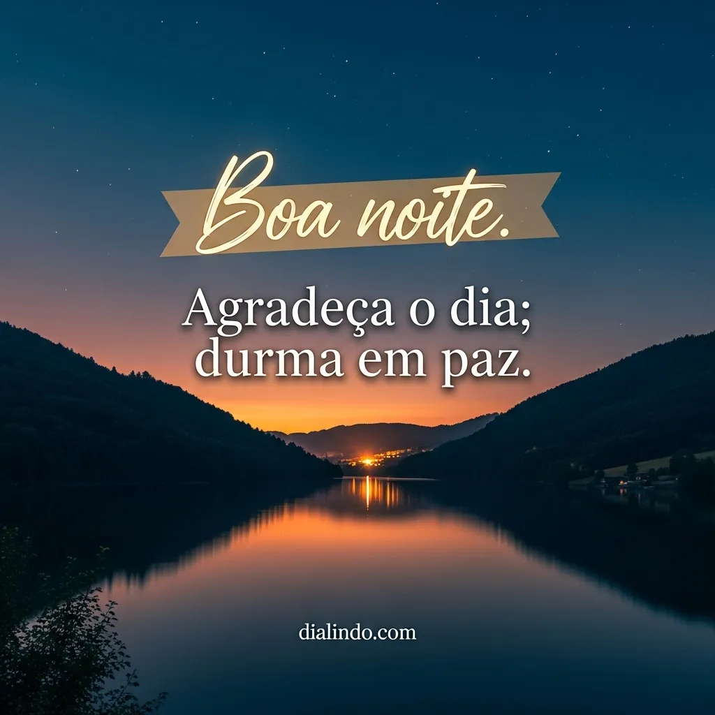 Gratidão Noturna, Paz Interior