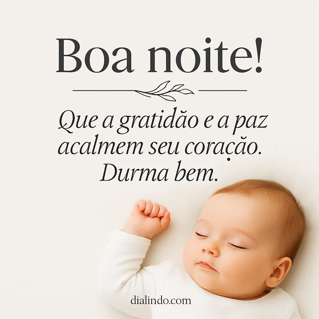 Coração Acalmado, Boa Noite