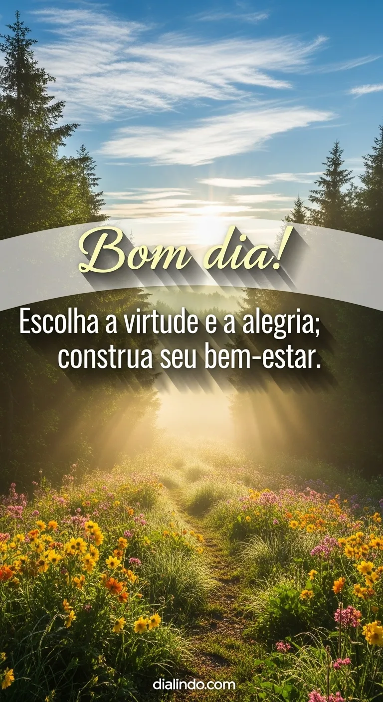 Virtude, Alegria, Bem-Estar