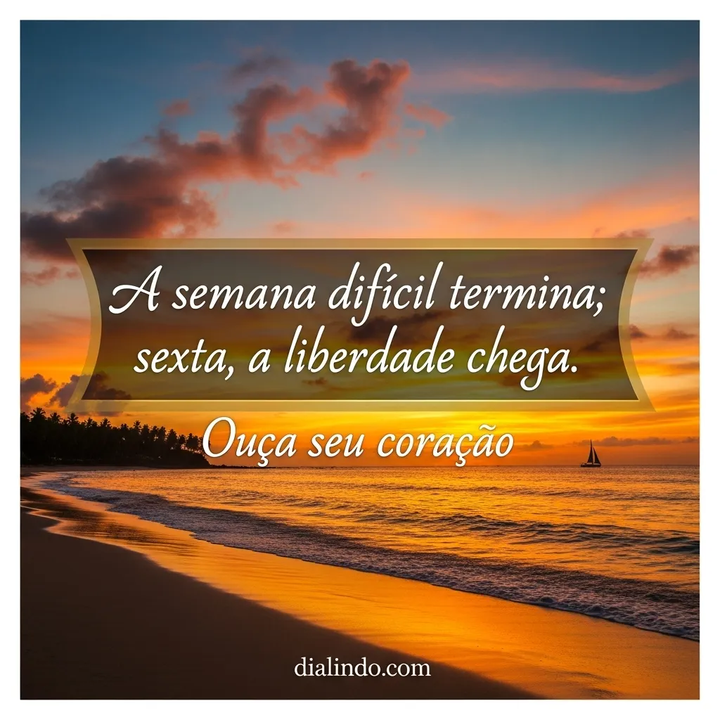 Coração Livre: Sexta Chegou