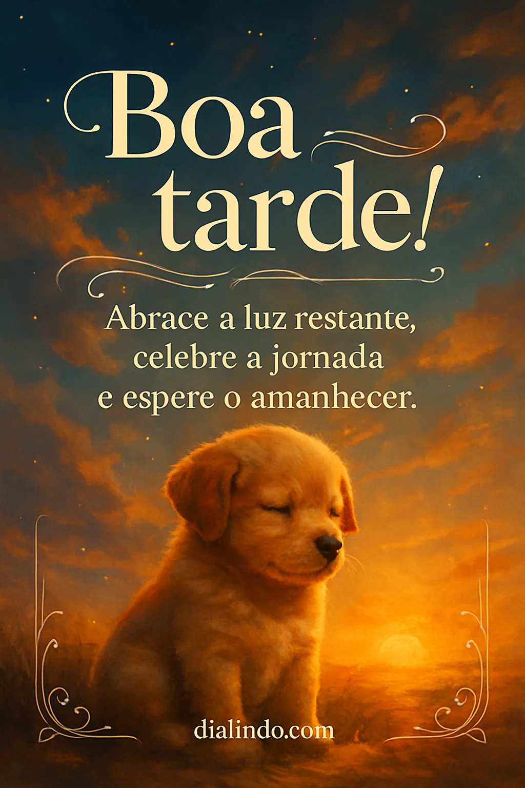 Abraço ao Crepúsculo Dourado