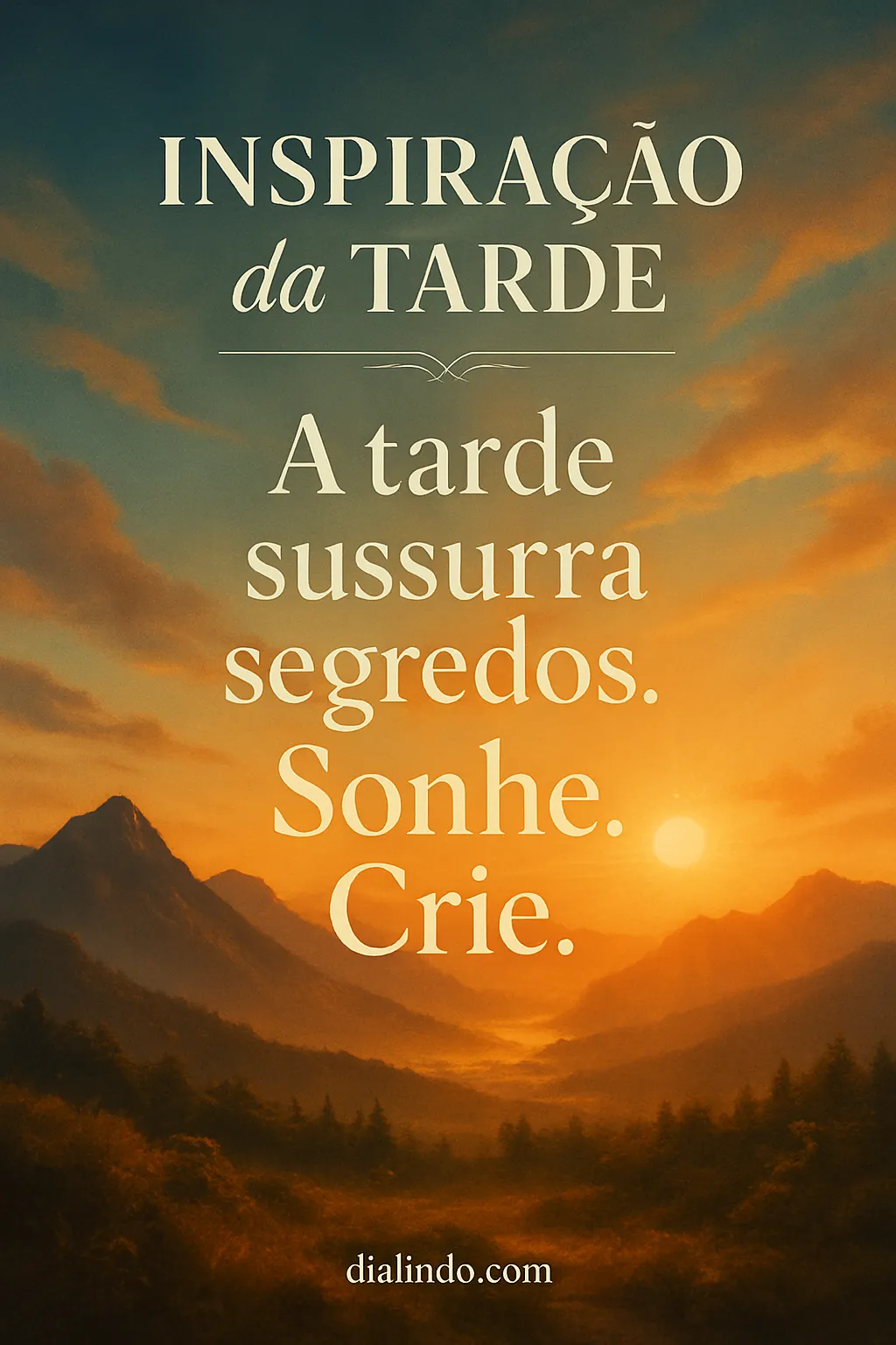 Sussurros Criativos da Tarde