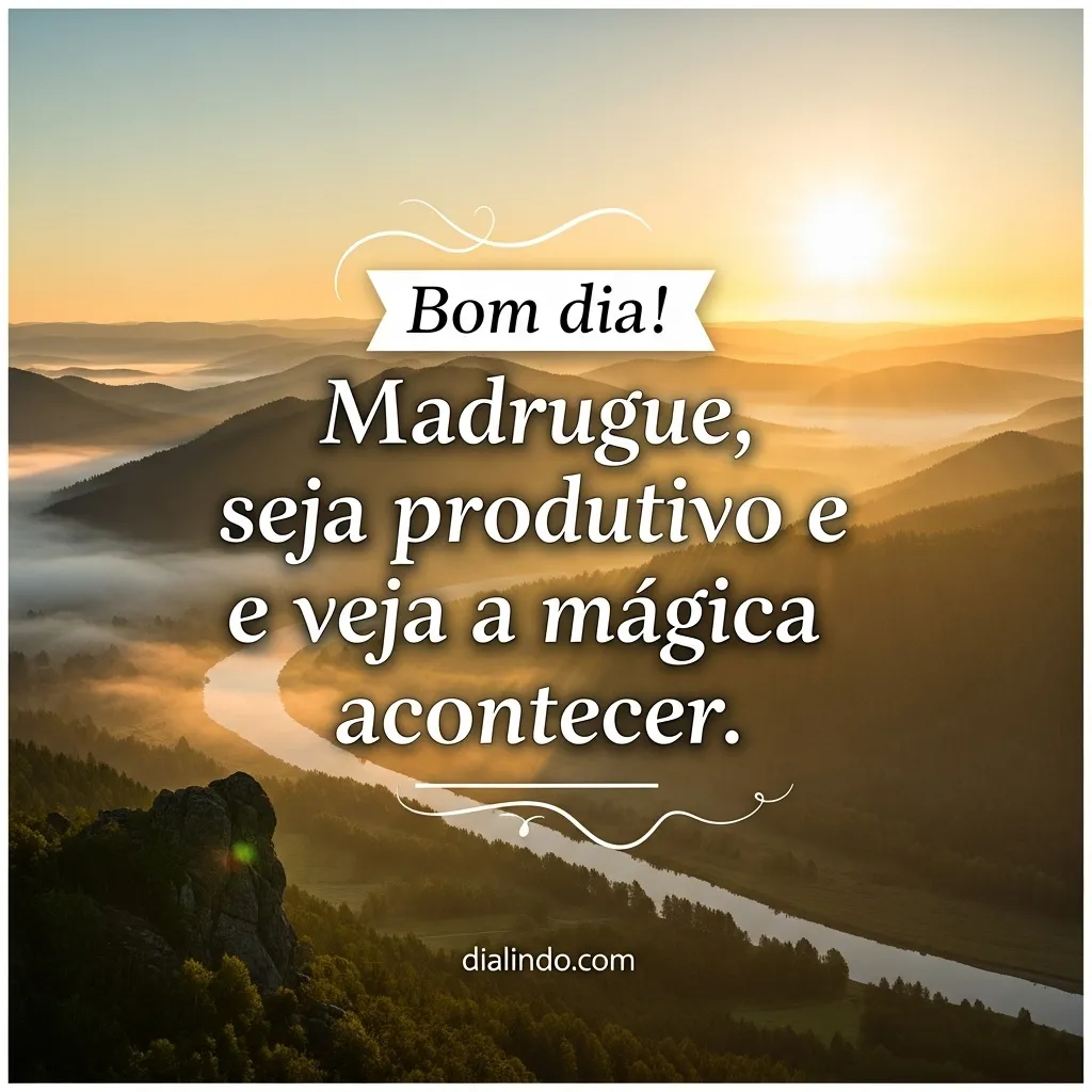 Madruga Mágica Produtiva