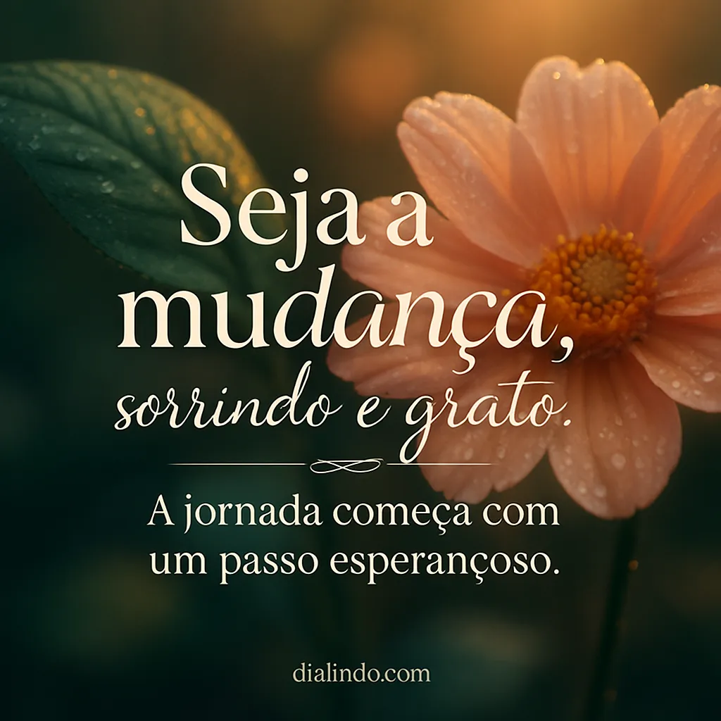 Gratidão: Passo Esperançoso