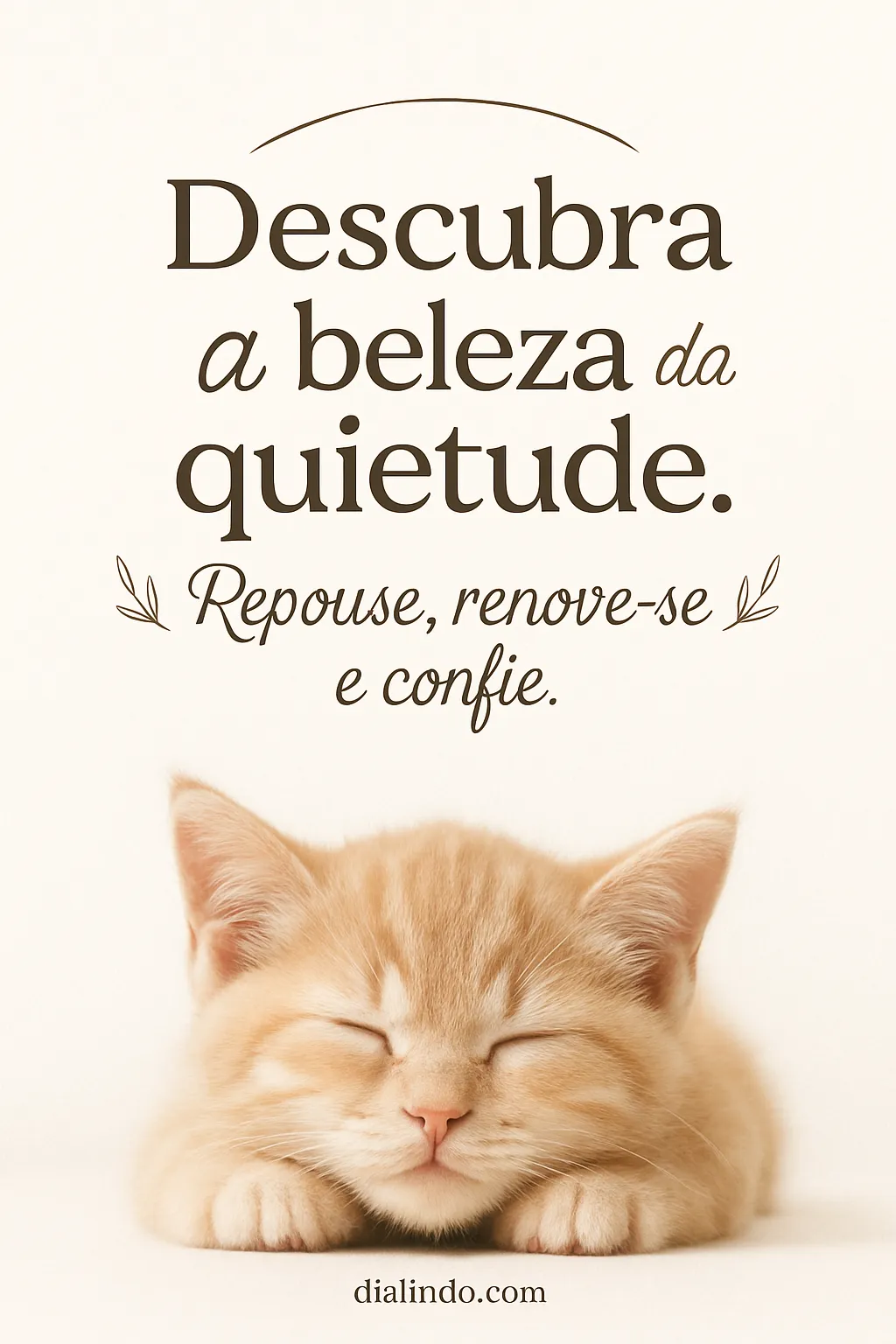 Quietude: Renovação e Confiança