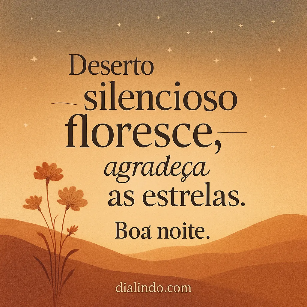 Gratidão Estelar Silenciosa