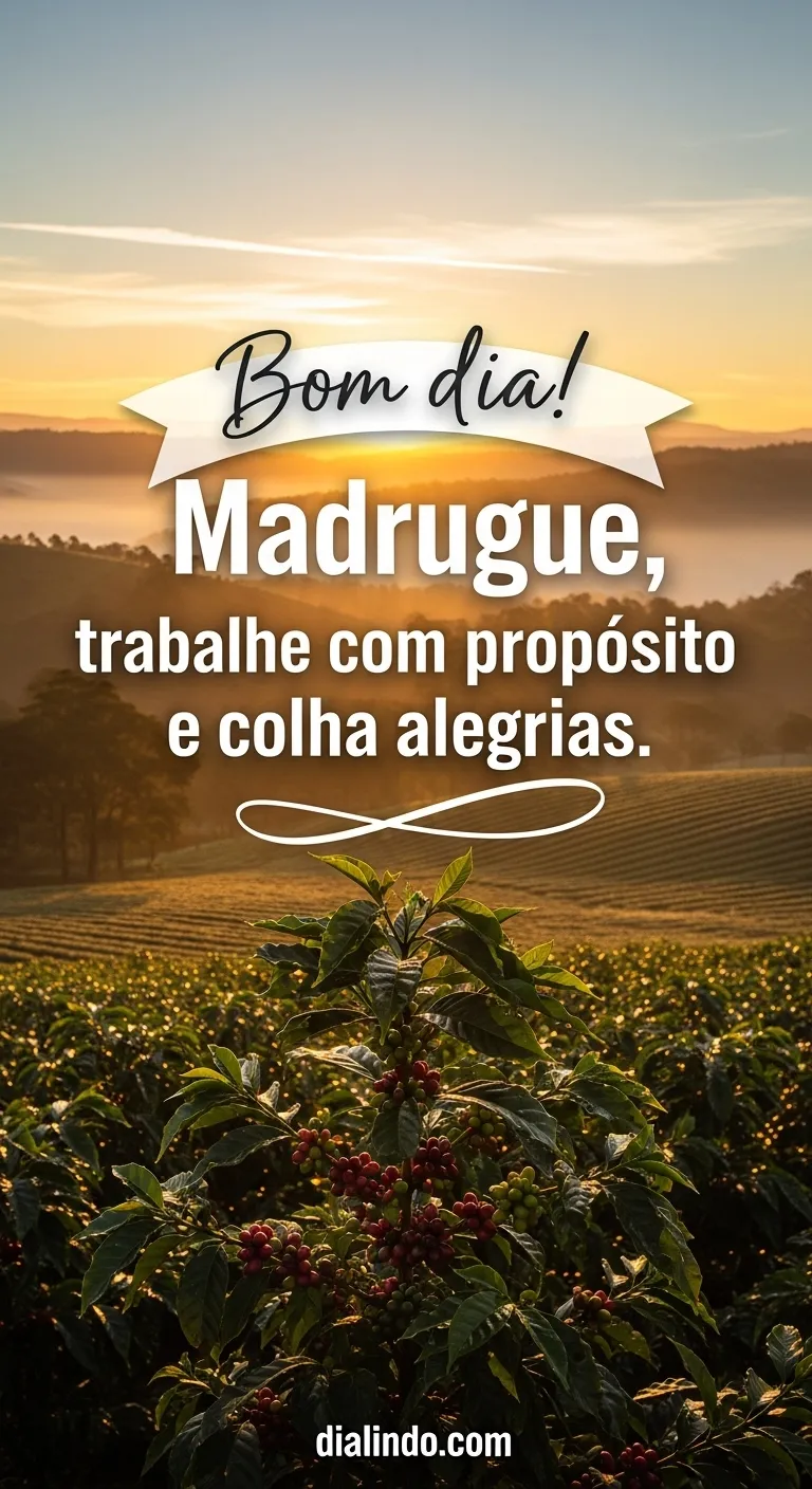 Madruga, Colhe Alegrias