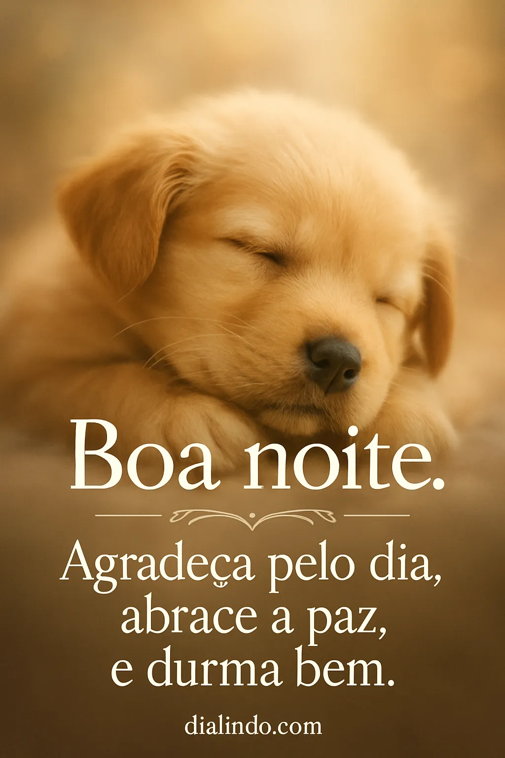 Gratidão, Paz, Bons Sonhos