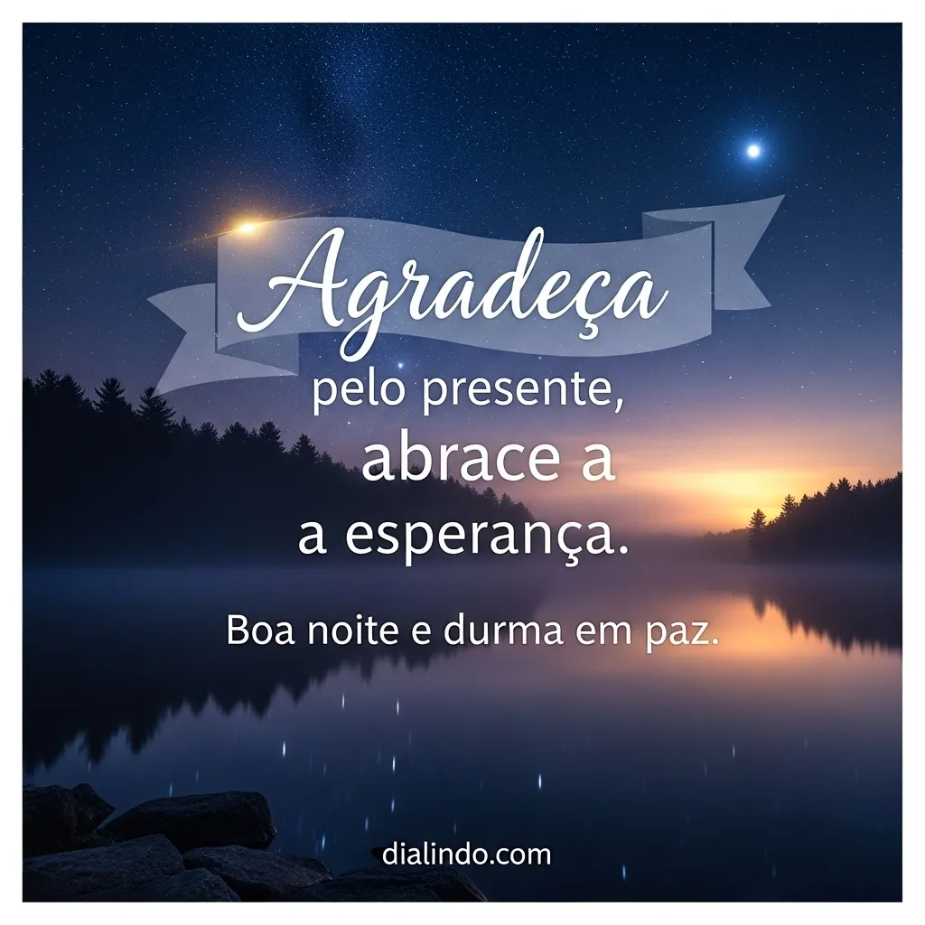 Gratidão e Paz Noturna