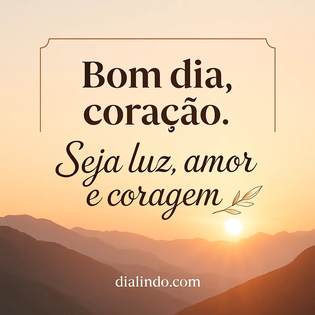 Luz, Amor, Coração Valente