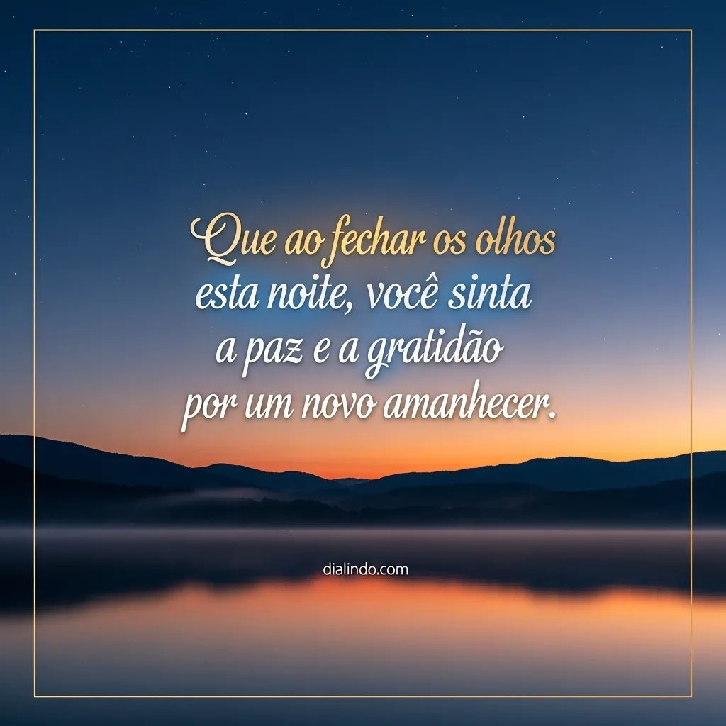 Paz e Gratidão ao Amanhecer