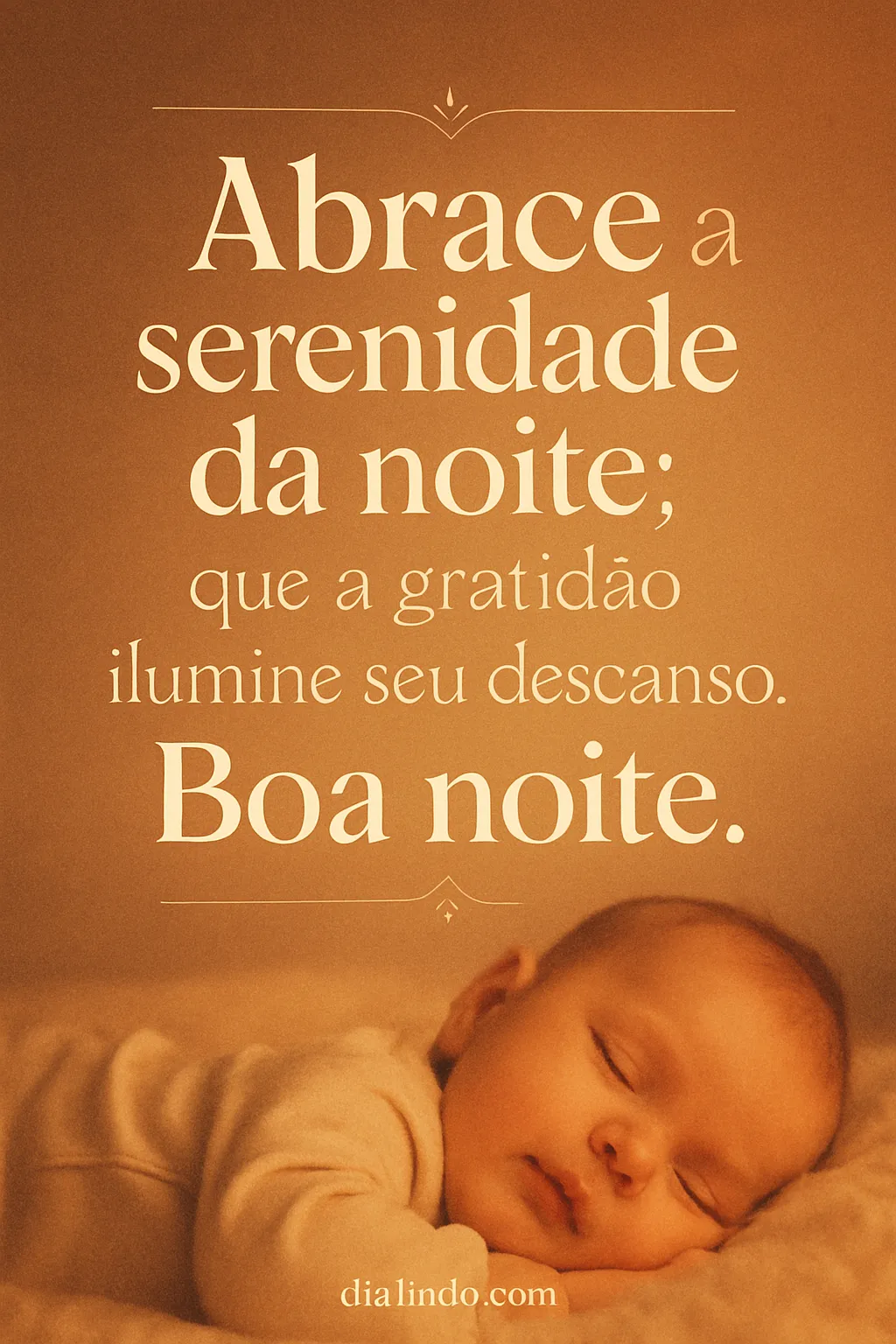 Serenidade e Gratidão Noturna