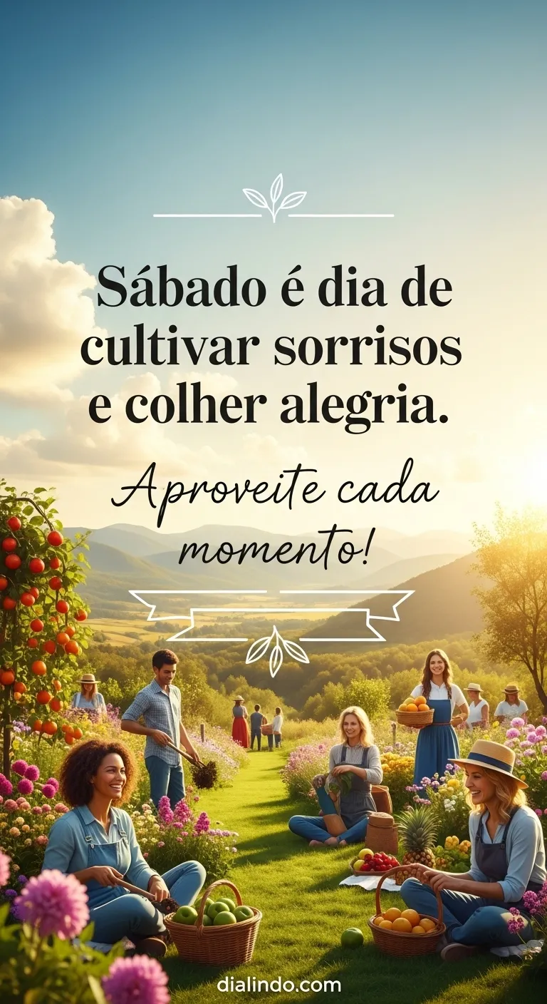Cultive Sorrisos, Colha Alegria