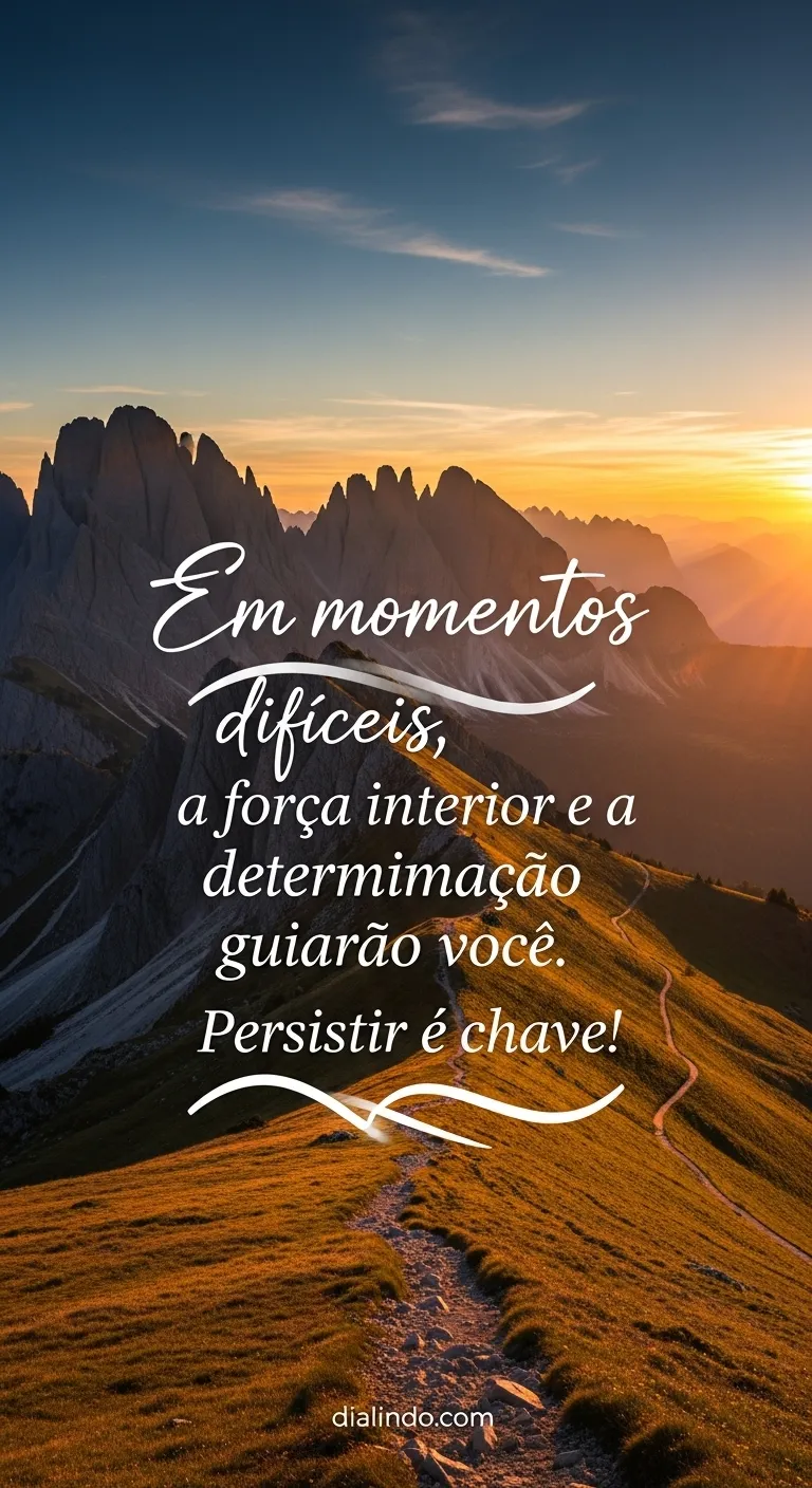 Persistência: A Chave da Superação