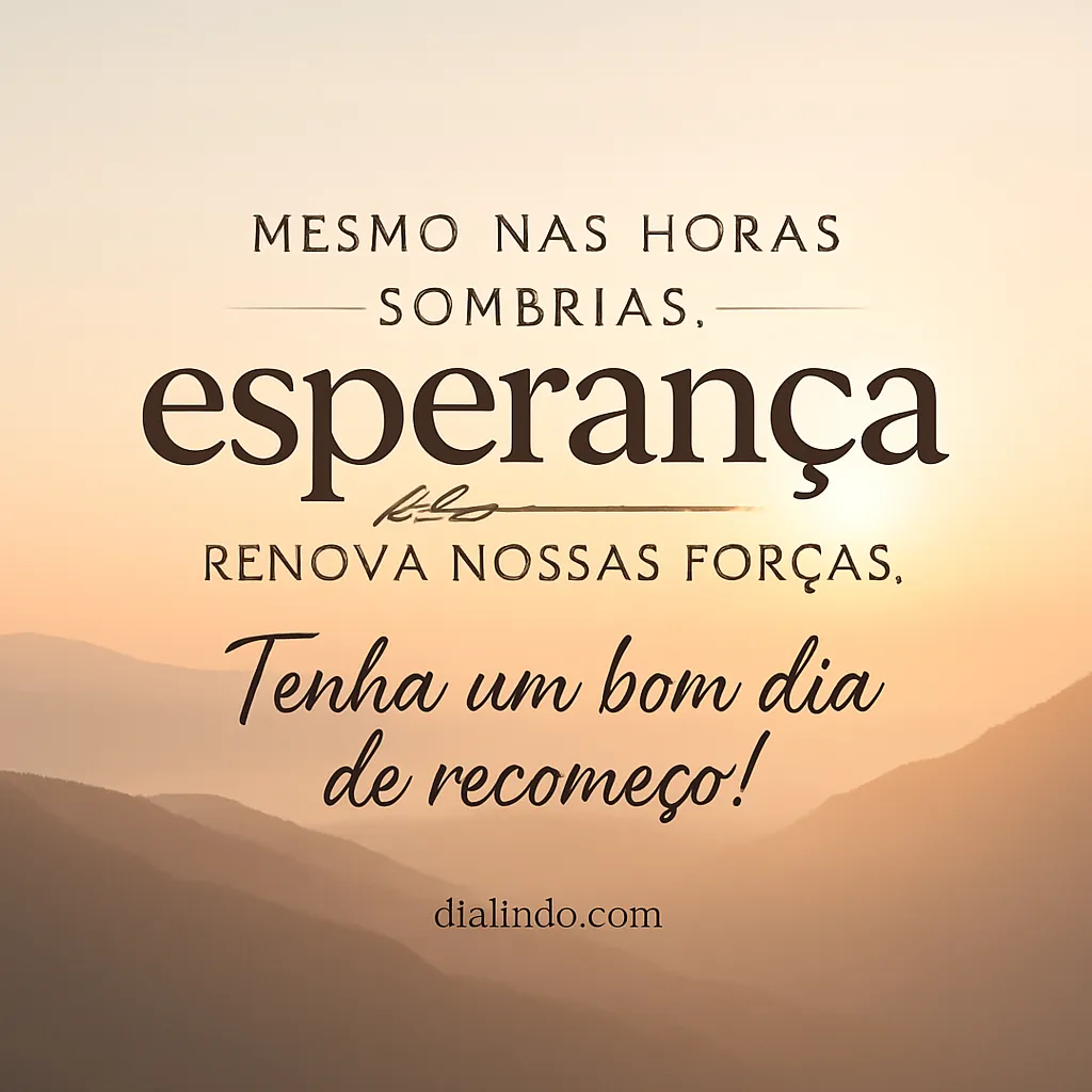 Renovação da Esperança Diária