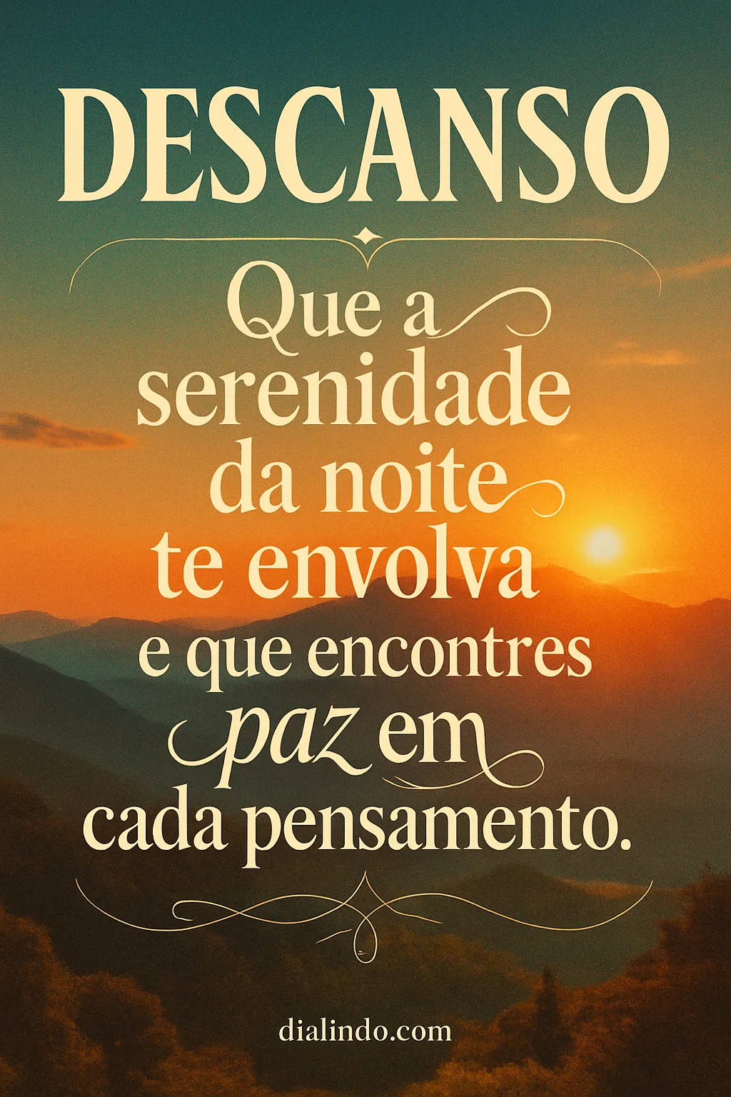 Noite de Serenidade e Paz