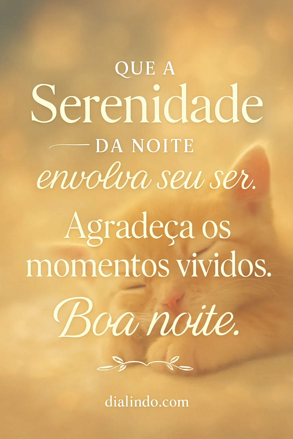 Serenidade Noturna e Gratidão