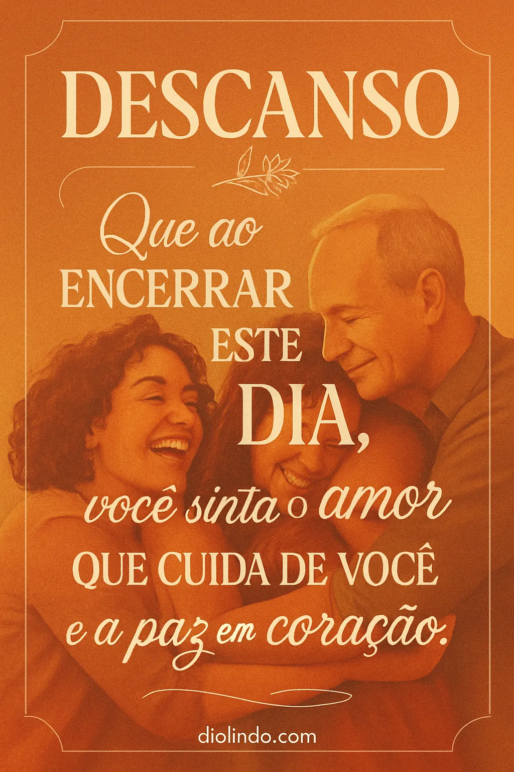 Amor e Paz ao Anoitecer