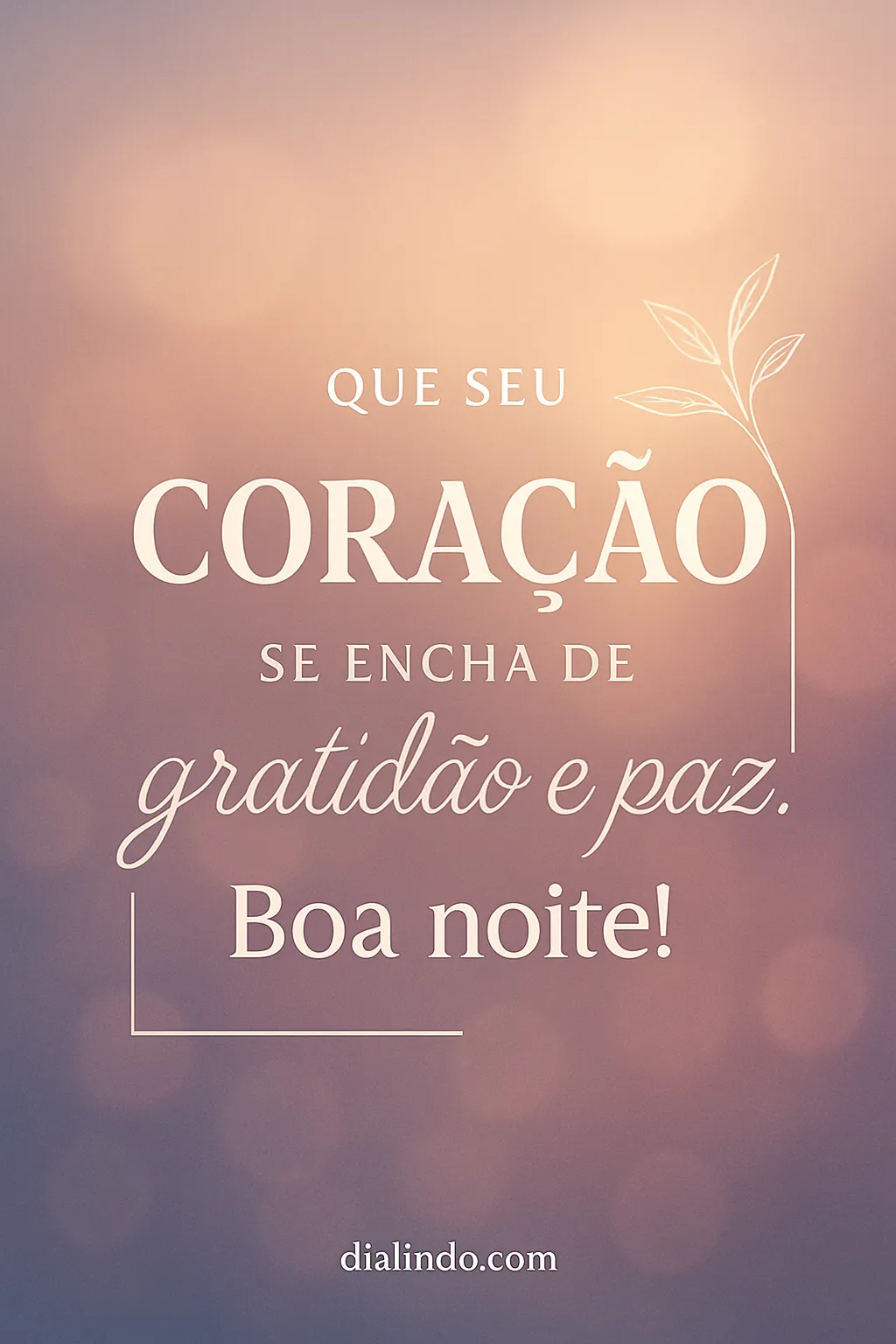 Coração Pleno de Gratidão