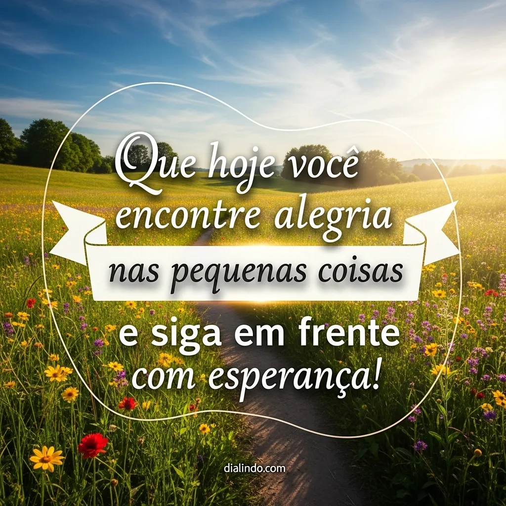 Alegria nas Pequenas Conquistas