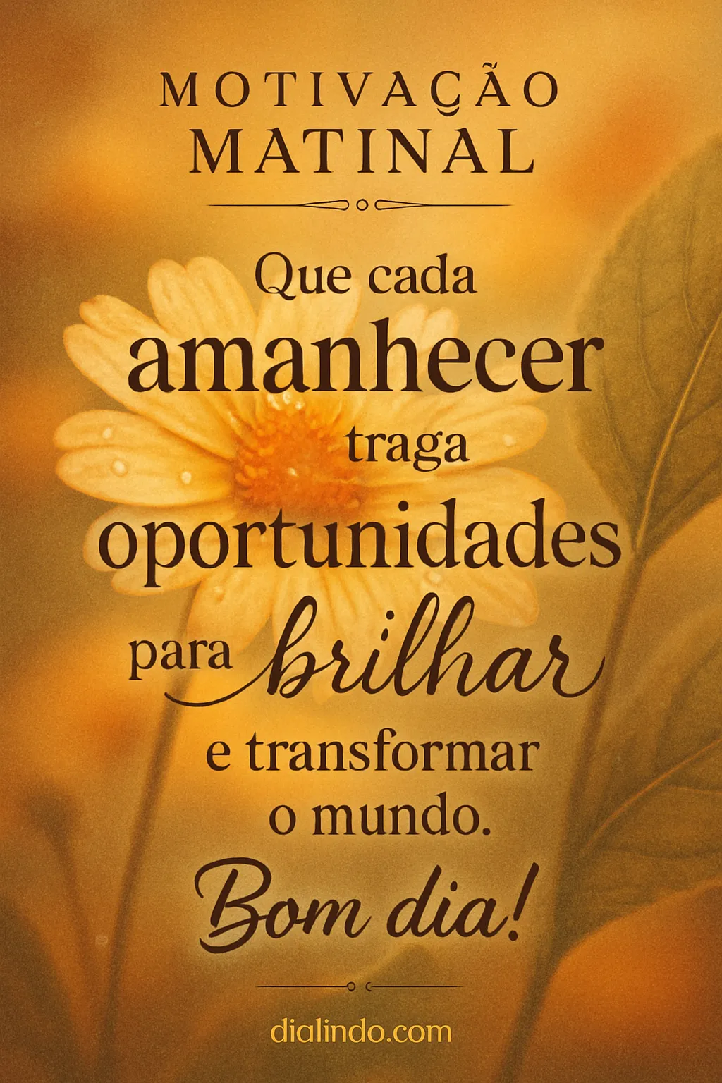 Amanhecer: Brilhe e Transforme!