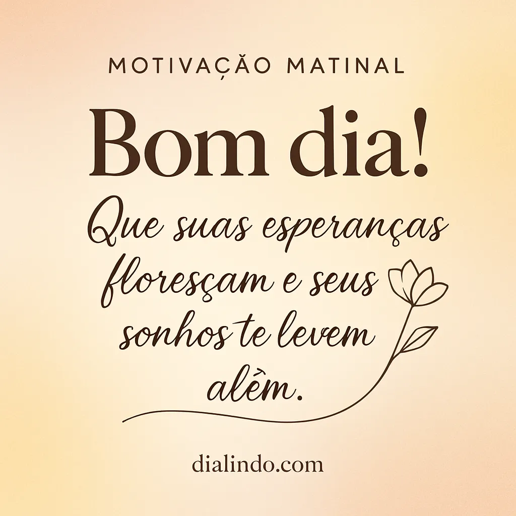 Florescendo Sonhos e Esperanças