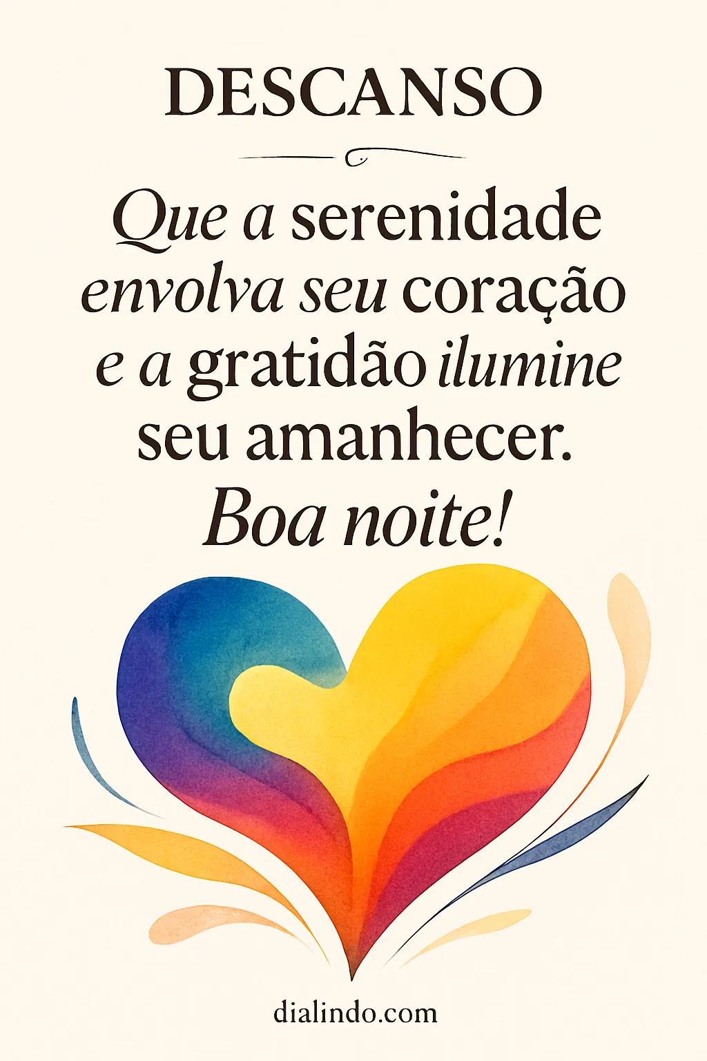 Serenidade e Gratidão ao Amanhecer