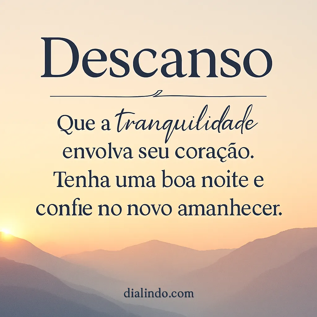 Amanhecer de Esperança e Serenidade