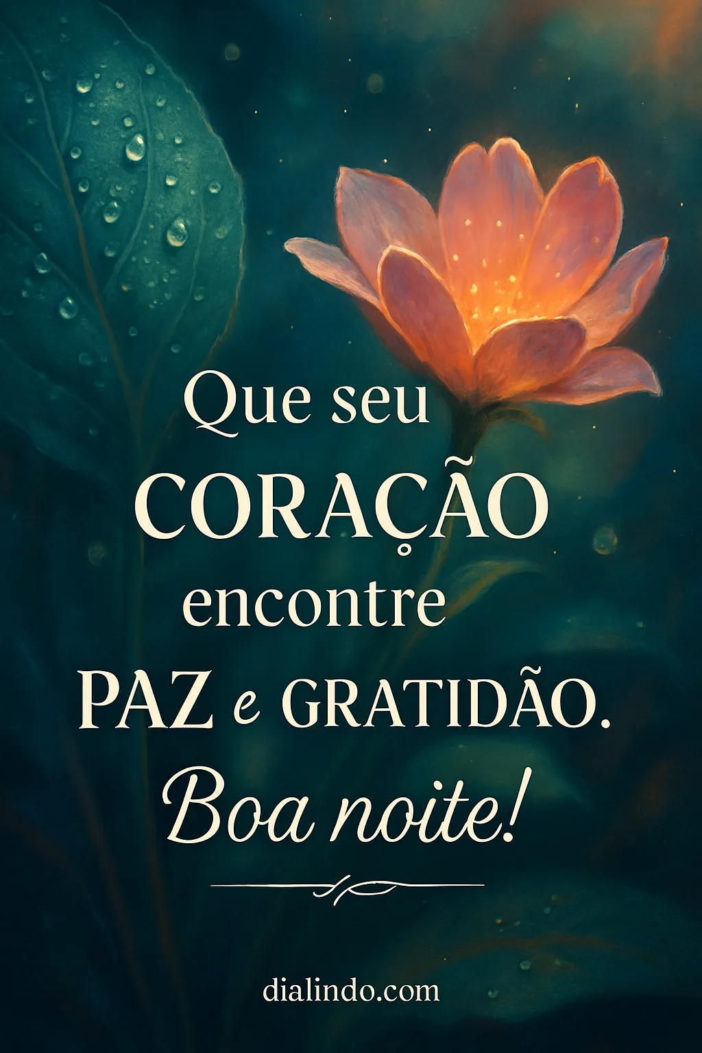 Coração em Paz e Gratidão