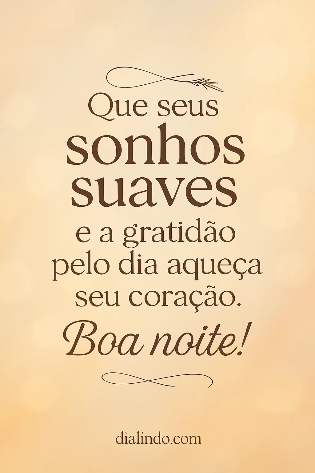 Noite de Gratidão e Sonhos Suaves