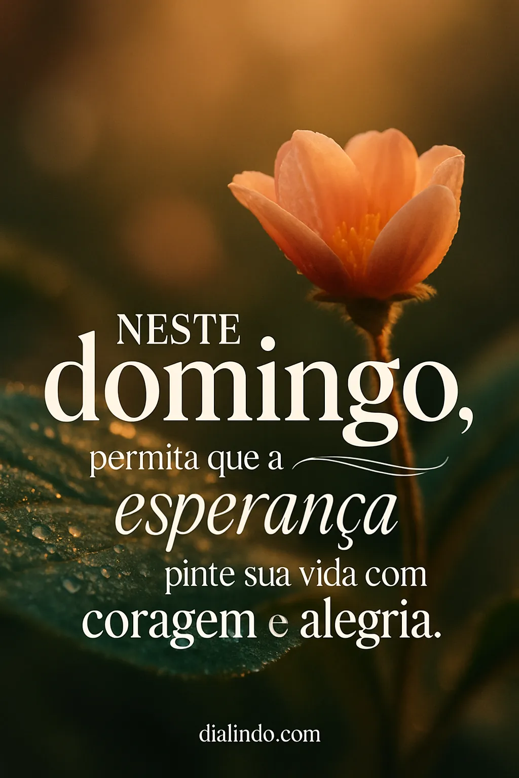 Esperança: A Coragem da Alegria