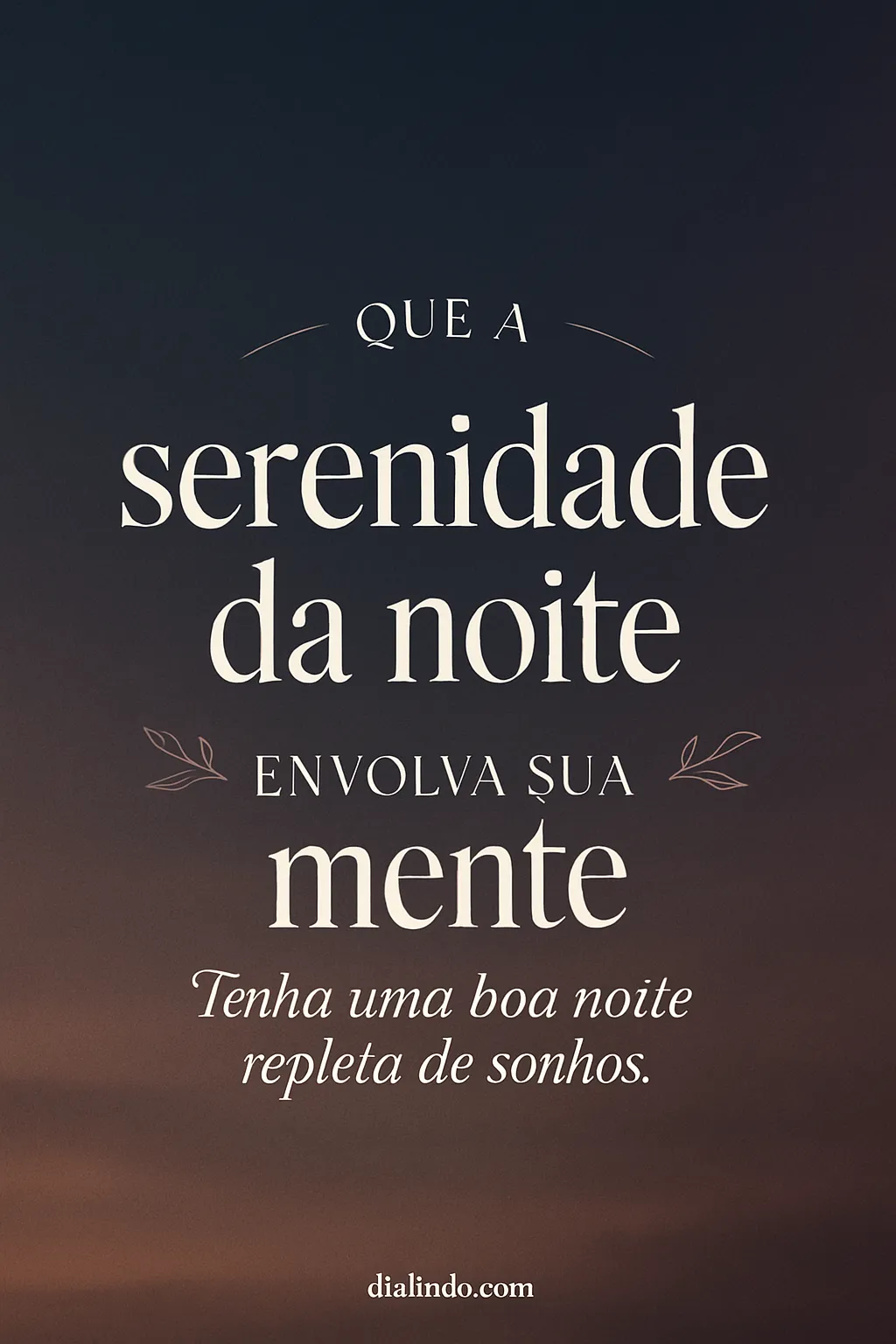 Serenidade Noturna para Sonhos Plenos