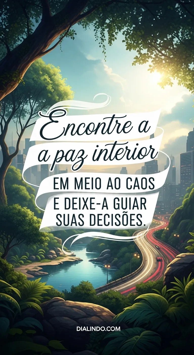 Paz no Caos: Sua Bússola Interior