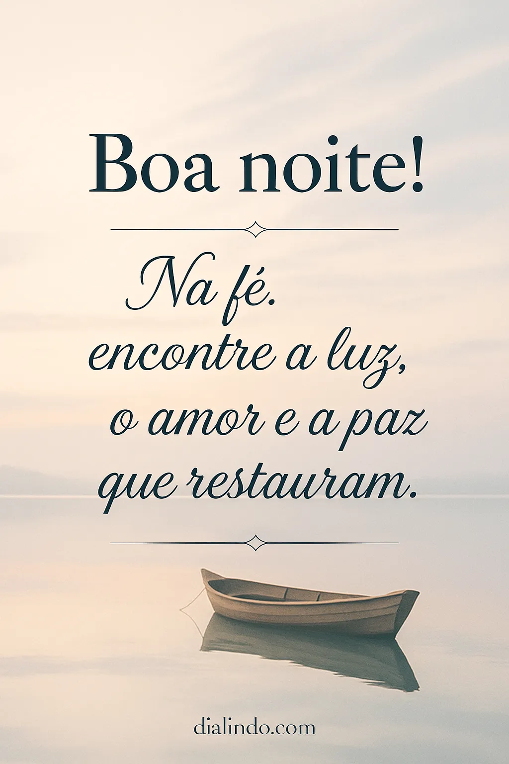 Fé: Refúgio em Luz e Paz