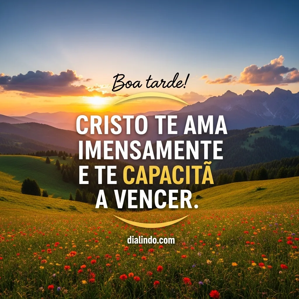 Amor capacita à vitória.