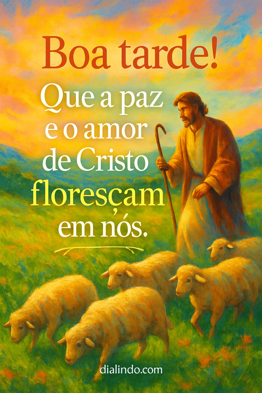 Cristo: Paz em Flor Interior