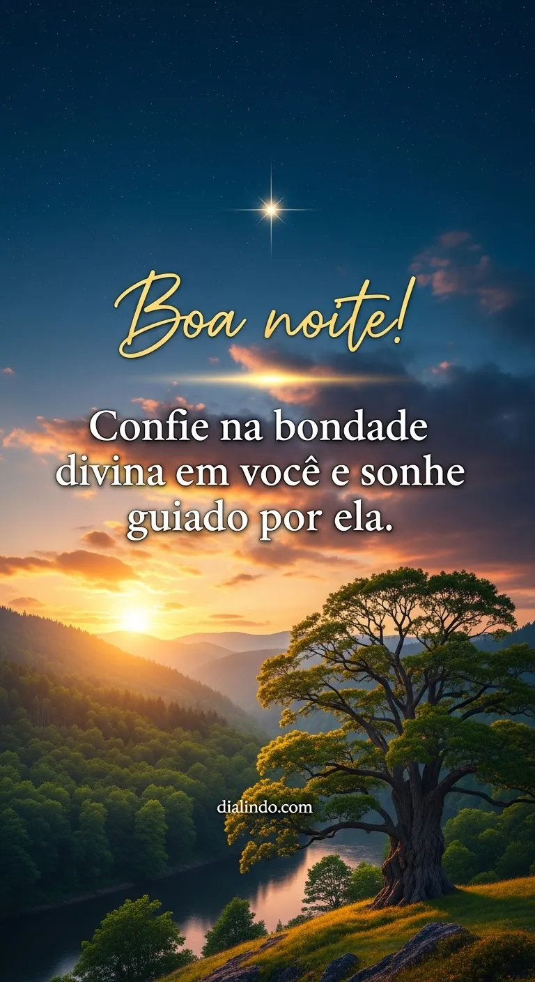 Bondade Divina: Sonhe e Confie.