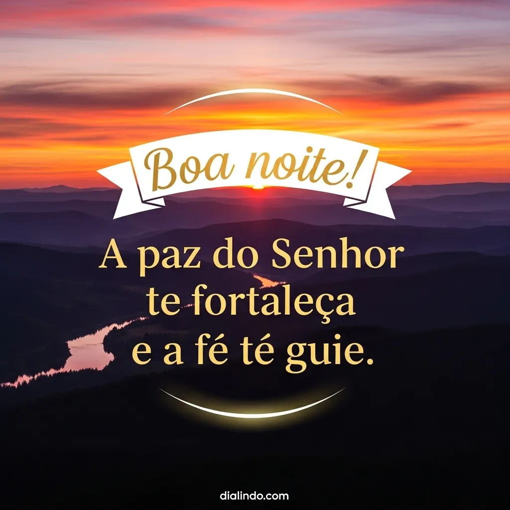 Paz, Força e Guia Divina.