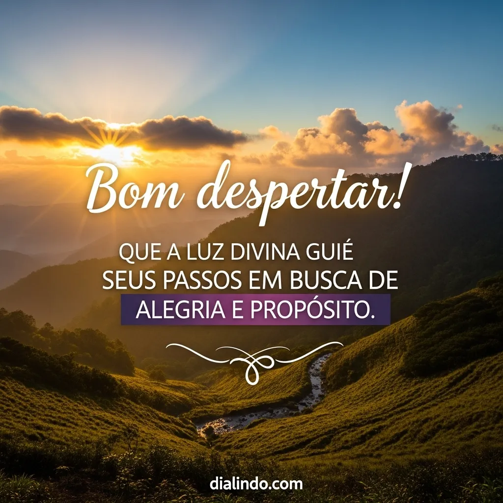 Luz Divina: Rumo Alegre ao Propósito