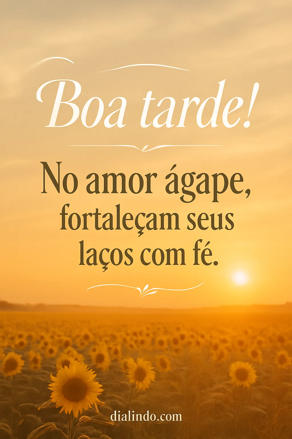 Ágape: Laços Fortes, Fé Viva.