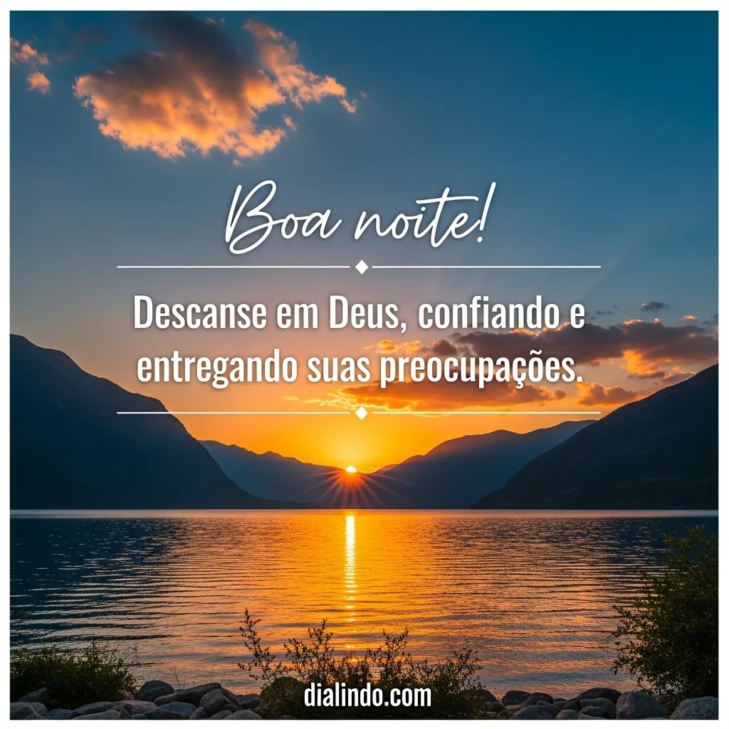 Sono em Deus: Confiança e Entrega.