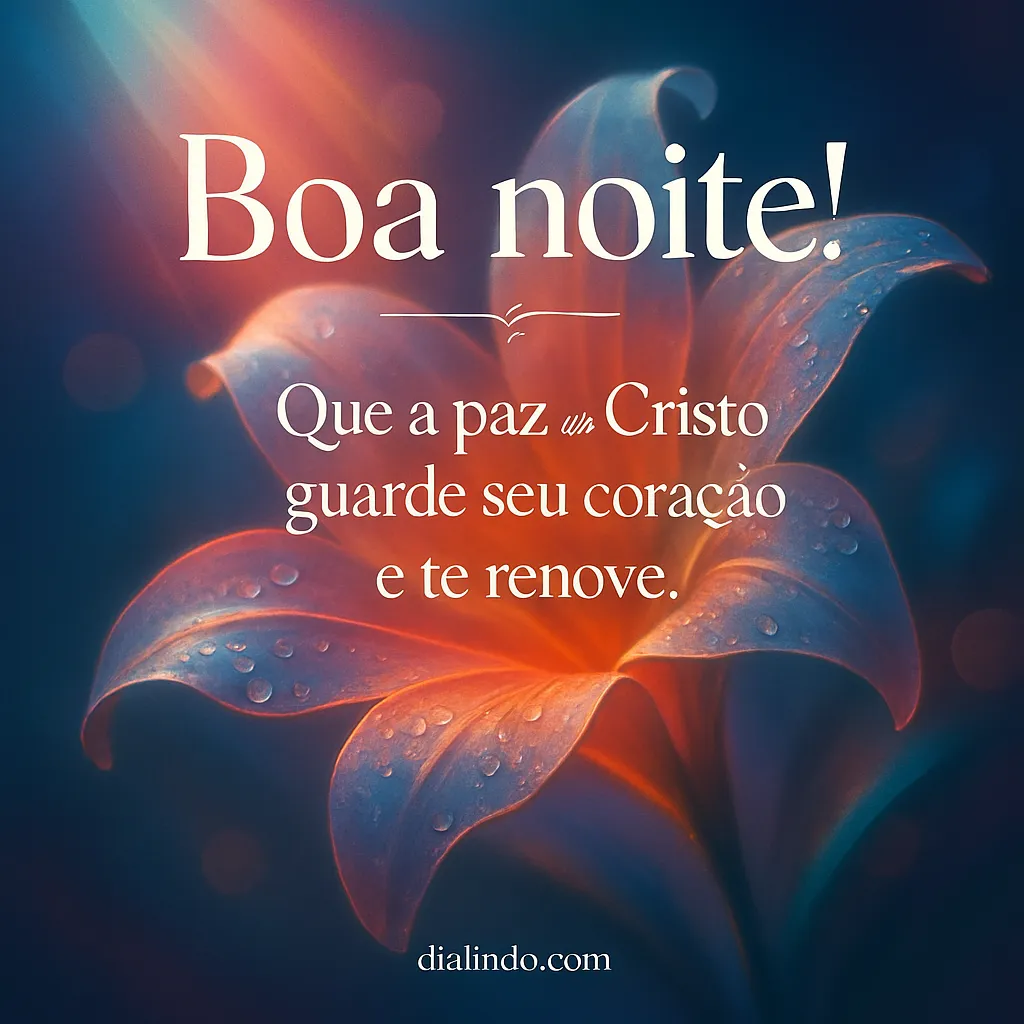 Paz que Renova em Cristo.