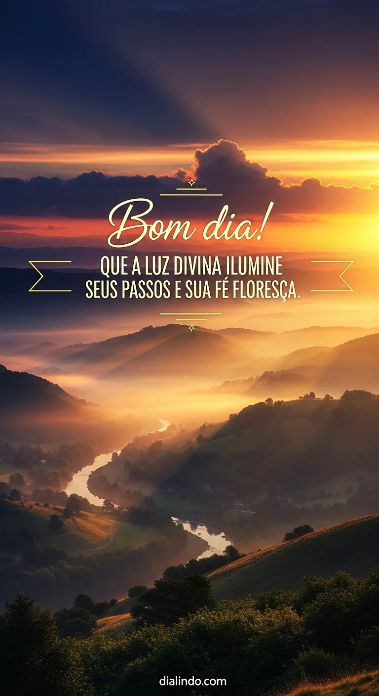 Passos Iluminados, Fé Florescente.