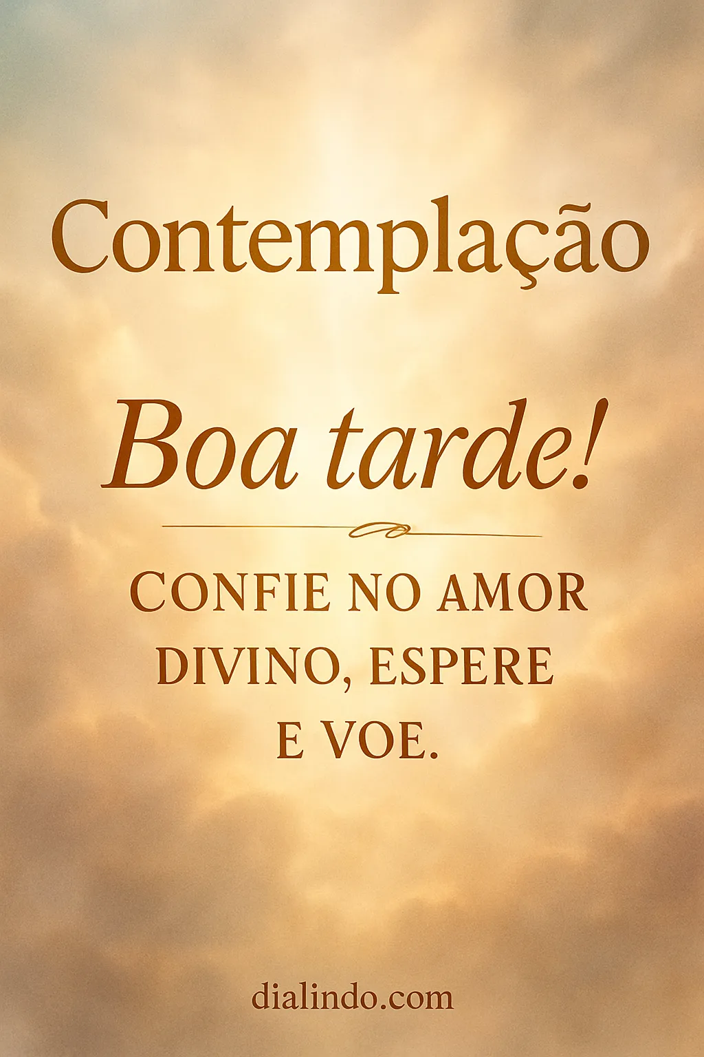 Amor Divino: Asas da Espera.