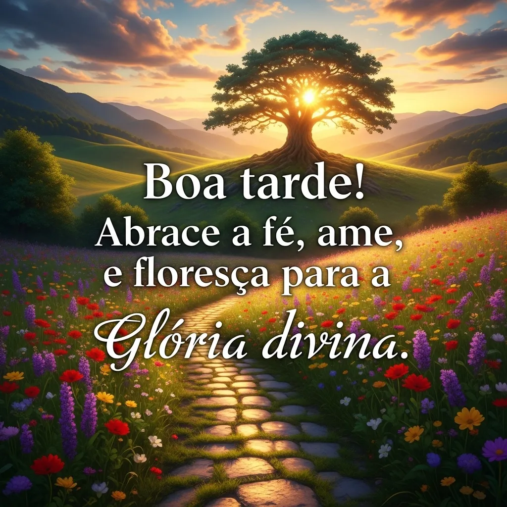 Florescer: Fé, Amor, Glória