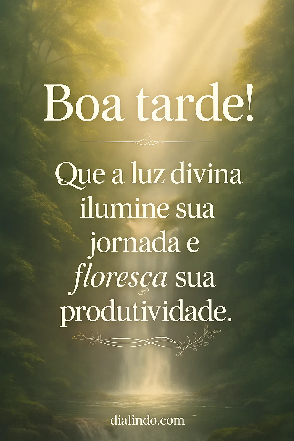 Luz e Flor na Jornada.